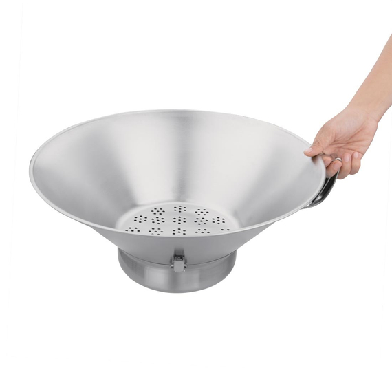 Vogue Abtropfsieb für Pommes Frites Edelstahl 41cm 3 Vogue Abtropfsieb für Pommes Frites Edelstahl 41cm