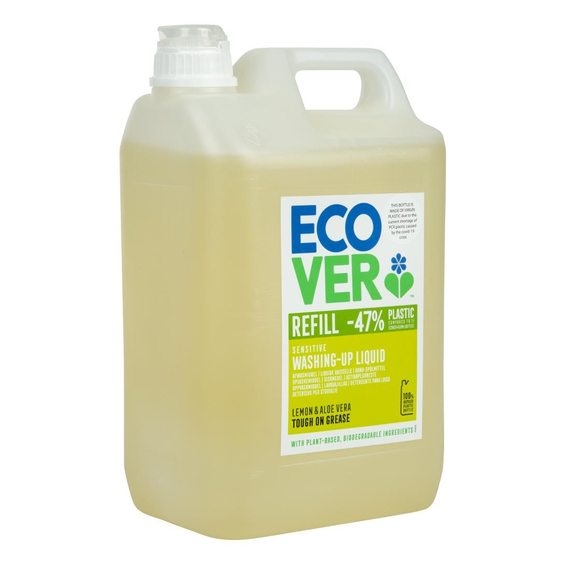 Ecover konzentriertes Spülmittel Zitrone und Aloe Vera 5L 1 Ecover konzentriertes Spülmittel Zitrone und Aloe Vera 5L