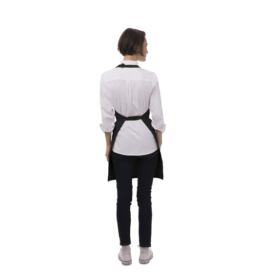 Chef Works Latzschürze mit zwei aufgesetzten Taschen in Schwarz 4 Chef Works Latzschürze mit zwei aufgesetzten Taschen in Schwarz