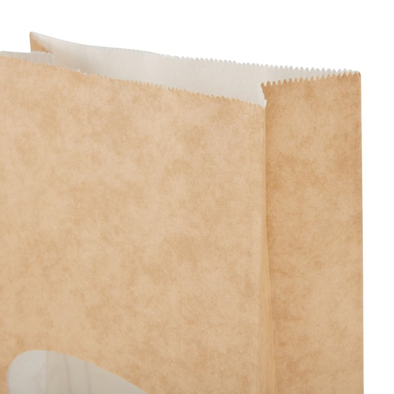 Colpac Recycelbare Sandwichtüten aus Papier mit Sichtfenster braun (250 Stück) 1 Colpac Recycelbare Sandwichtüten aus Papier mit Sichtfenster braun (250 Stück)