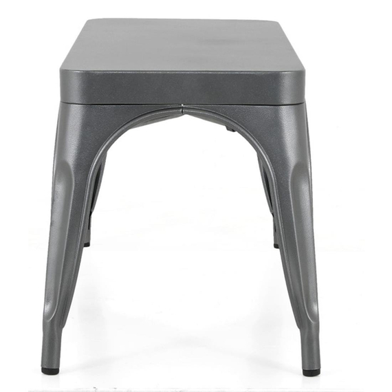 Bolero Bistro Metall-Sitzbänke Gunmetal 1000mm (2 Stück) 2 Bolero Bistro Metall-Sitzbänke Gunmetal 1000mm (2 Stück)