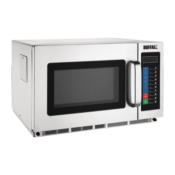 Buffalo professionelle Mikrowelle programmierbar 34L 1800W Buffalo professionelle Mikrowelle programmierbar 34L 1800W