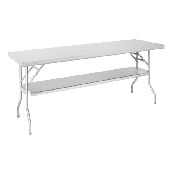 Vogue Edelstahl Klappbarer Arbeitstisch 1830x760x780 Vogue Edelstahl Klappbarer Arbeitstisch 1830x760x780