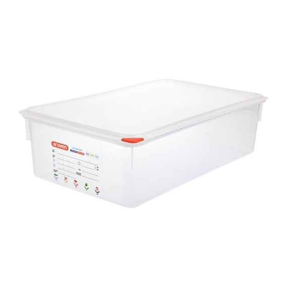 Araven Polypropylen 1/1 Gastronorm Lebensmittel-Aufbewahrungsbox 21L (4 Stück) 1 Araven Polypropylen 1/1 Gastronorm Lebensmittel-Aufbewahrungsbox 21L (4 Stück)
