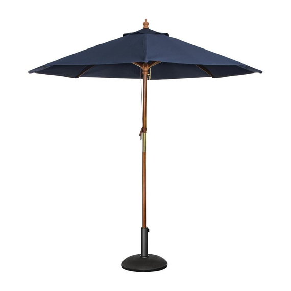 Bolero runder Sonnenschirm dunkelblau 3m Bolero runder Sonnenschirm dunkelblau 3m