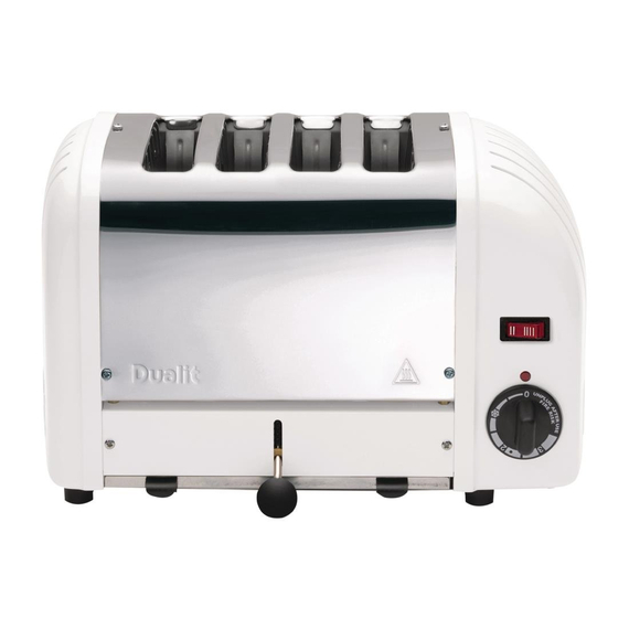 Dualit Toaster 40355 weiß 4 Schlitze Dualit Toaster 40355 weiß 4 Schlitze