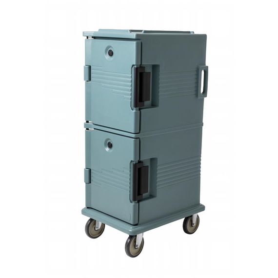Cambro Doppelter isolierter Lebensmittelcontainer graublau 1 Cambro Doppelter isolierter Lebensmittelcontainer graublau