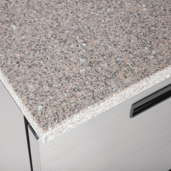 Polar Serie G Thekenkühltisch mit Marmorarbeitsfläche 2-türig 240L 8 Polar Serie G Thekenkühltisch mit Marmorarbeitsfläche 2-türig 240L