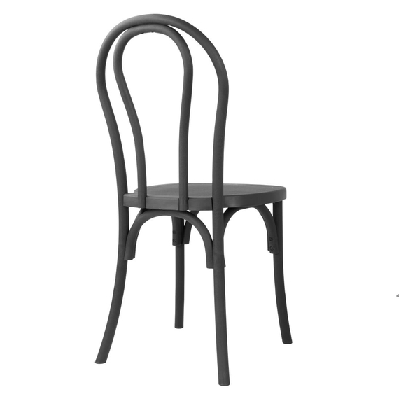 Bolero Soho Bentwood Style Harzstühle Schwarz (4 Stück) 2 Bolero Soho Bentwood Style Harzstühle Schwarz (4 Stück)