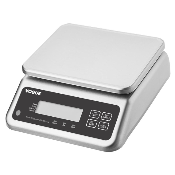 Vogue Wasserdichte Elektronische Waage 30kg 1 Vogue Wasserdichte Elektronische Waage 30kg