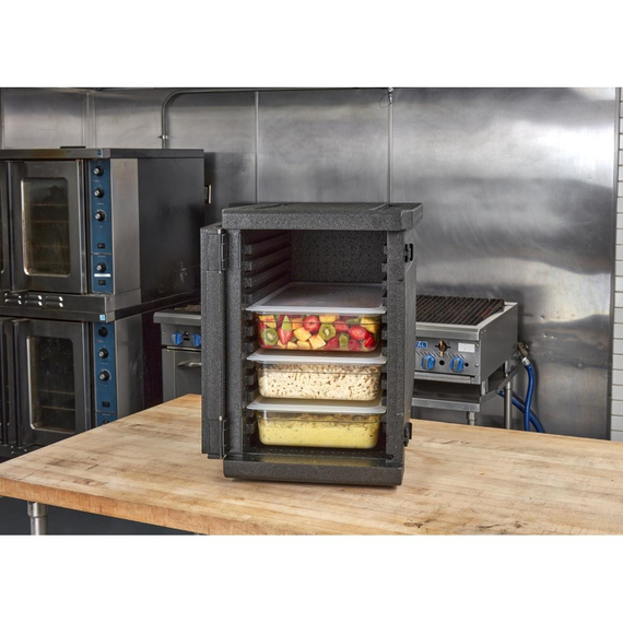 Cambro isolierter Frontlader Lebensmitteltransportbehälter 86L 3 Cambro isolierter Frontlader Lebensmitteltransportbehälter 86L