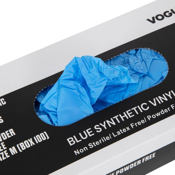 Hygiplas Vinylhandschuhe Blau puderfrei M (100 Stück) 3 Hygiplas Vinylhandschuhe Blau puderfrei M (100 Stück)