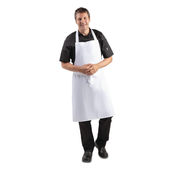 Whites Latzschürze weiß 5 Whites Latzschürze weiß