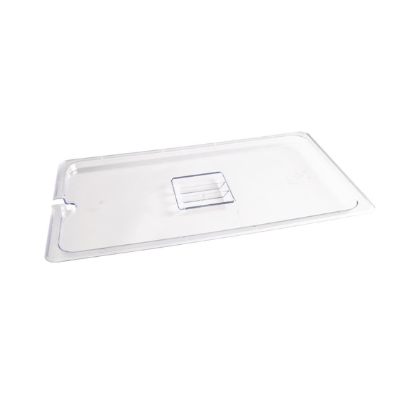 Vogue Polycarbonat Deckel mit Löffelaussparung GN1/1 Vogue Polycarbonat Deckel mit Löffelaussparung GN1/1