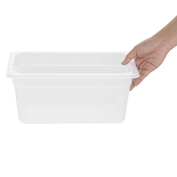 Nisbets Essentials Polypropylen 1/3 Gastronorm-Behälter 150mm 3 Nisbets Essentials Polypropylen 1/3 Gastronorm-Behälter 150mm
