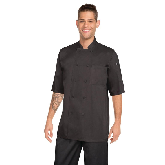Chefs Works Montreal Cool Vent Unisex Kurzarm-Kochjacke Schwarz S 1 Chefs Works Montreal Cool Vent Unisex Kurzarm-Kochjacke Schwarz S