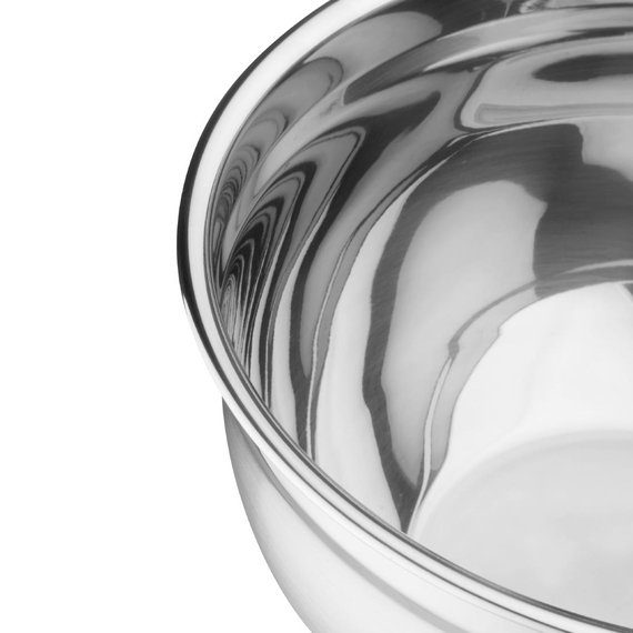 Vogue Edelstahlschüssel mit Silikonboden 5 Liter 1 Vogue Edelstahlschüssel mit Silikonboden 5 Liter