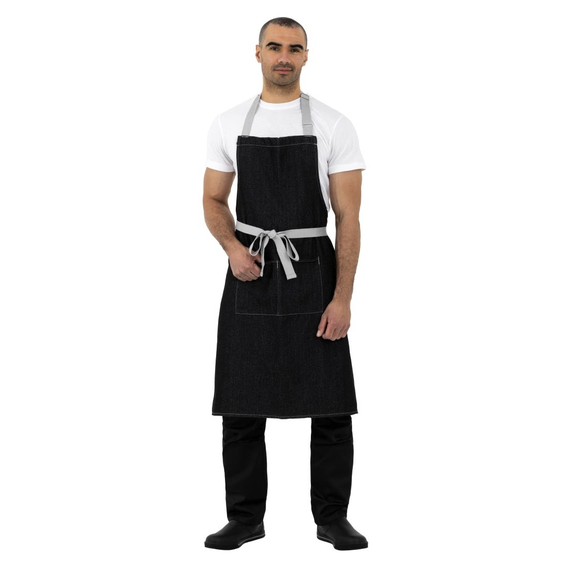 Southside Denimlatzschürze schwarz 6 Southside Denimlatzschürze schwarz