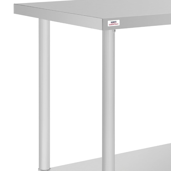 Nisbets Essentials Edelstahl Tisch 800 x 600mm 3 Nisbets Essentials Edelstahl Tisch 800 x 600mm