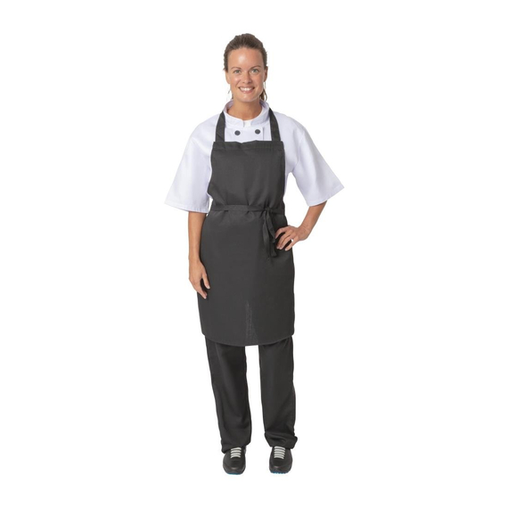 Nisbets Essentials Latzschürze Polybaumwolle schwarz (2 Stück) 2 Nisbets Essentials Latzschürze Polybaumwolle schwarz (2 Stück)