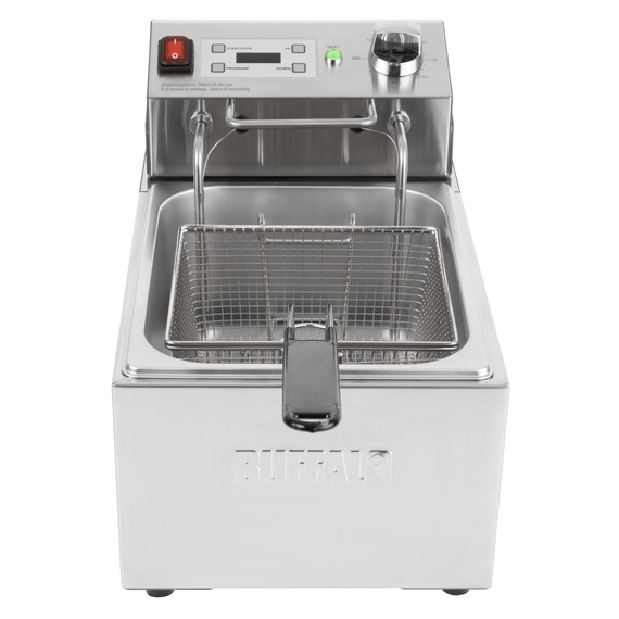 Buffalo Einzel-Elektrofritteuse mit Timer 5Ltr 4 Buffalo Einzel-Elektrofritteuse mit Timer 5Ltr
