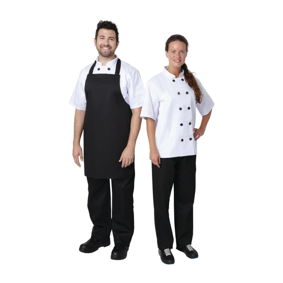Nisbets Essentials Latzschürze Polybaumwolle schwarz (2 Stück) Nisbets Essentials Latzschürze Polybaumwolle schwarz (2 Stück)