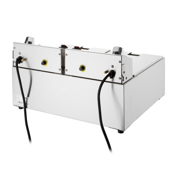 Buffalo Doppel-Elektrofritteuse mit Timer 2x5Ltr 5 Buffalo Doppel-Elektrofritteuse mit Timer 2x5Ltr