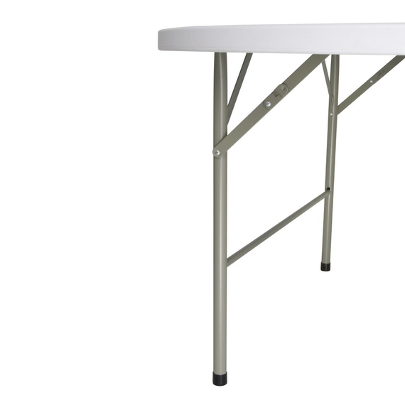Bolero runder Klapptisch weiß 153cm 5 Bolero runder Klapptisch weiß 153cm