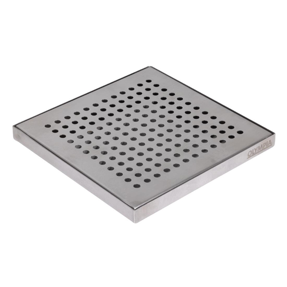 Olympia Edelstahl Tropfschale 150x150mm 1 Olympia Edelstahl Tropfschale 150x150mm