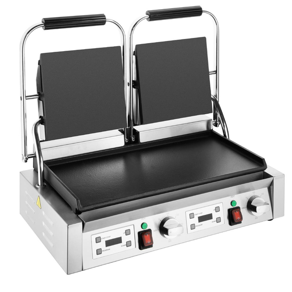 Buffalo Extra großer Kontaktgrill mit doppelt flacher Platte Buffalo Extra großer Kontaktgrill mit doppelt flacher Platte