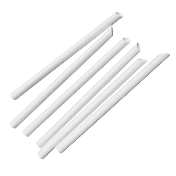 Fiesta Kompostierbarer Bubble Tea Strohhalm Weiß 12x210mm (150 Stück) 1 Fiesta Kompostierbarer Bubble Tea Strohhalm Weiß 12x210mm (150 Stück)