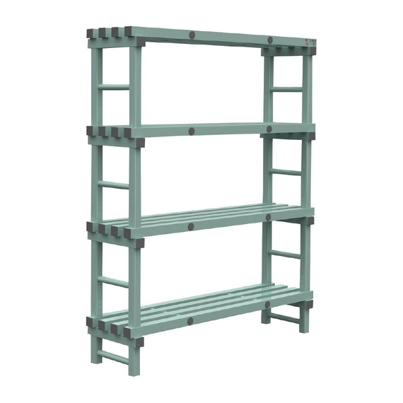Jackstack by Rea Vorratsregal 40x140cm Jackstack by Rea Vorratsregal 40x140cm