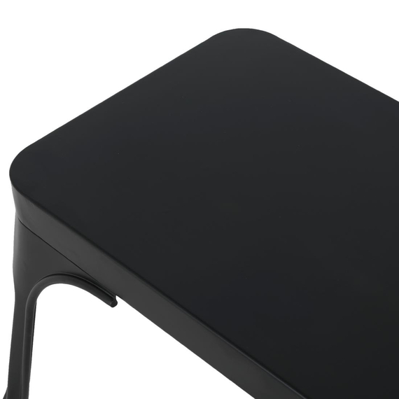 Bolero Bistro Metallbänke Schwarz 1000mm (2 Stück) 3 Bolero Bistro Metallbänke Schwarz 1000mm (2 Stück)
