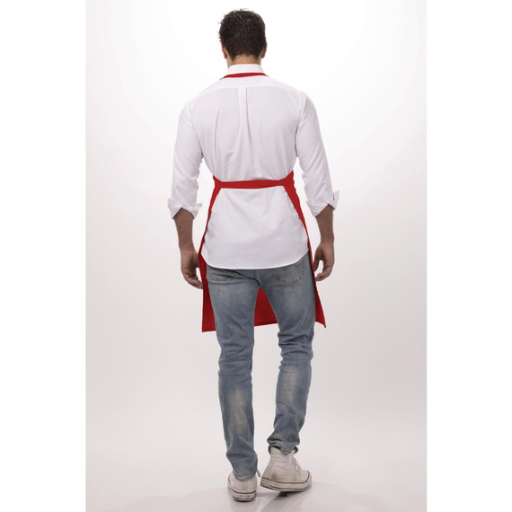 Chef Works Latzschürze Rot 5 Chef Works Latzschürze Rot