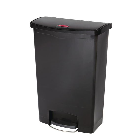 Rubbermaid Slim Jim Front Step Pedaleimer schwarz 90L 3 Rubbermaid Slim Jim Front Step Pedaleimer schwarz 90L