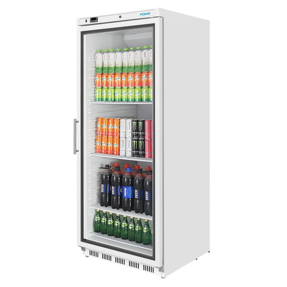 Polar C-Series Aufrechte Kühlvitrine Weiß 600L 2 Polar C-Series Aufrechte Kühlvitrine Weiß 600L