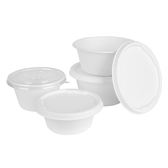 Fiesta Kompostierbare Bagasse Schale Basis 750ml (50 Stück) 4 Fiesta Kompostierbare Bagasse Schale Basis 750ml (50 Stück)
