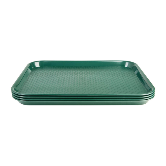 Olympia Kristallon Fast-Food-Tablett grün 34,5 x 26,5cm 2 Olympia Kristallon Fast-Food-Tablett grün 34,5 x 26,5cm