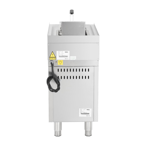 Buffalo 600 Serie Freistehende Einzelbecken Elektrische Fritteuse 8Ltr 8 Buffalo 600 Serie Freistehende Einzelbecken Elektrische Fritteuse 8Ltr