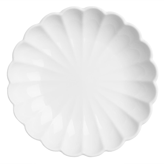 Olympia Bloom Muschelförmige Schalen Weiß 230mm (6 Stück) 4 Olympia Bloom Muschelförmige Schalen Weiß 230mm (6 Stück)