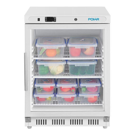Polar C-Serie Unterbau-Display-Kühlschrank 150L Weiß 2 Polar C-Serie Unterbau-Display-Kühlschrank 150L Weiß
