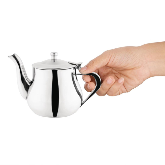 Olympia Arabische Teekanne aus Edelstahl 400ml 2 Olympia Arabische Teekanne aus Edelstahl 400ml