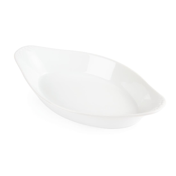 Olympia Whiteware ovale Gratinschalen weiß 25,3 x 14cm (6 Stück) 3 Olympia Whiteware ovale Gratinschalen weiß 25,3 x 14cm (6 Stück)