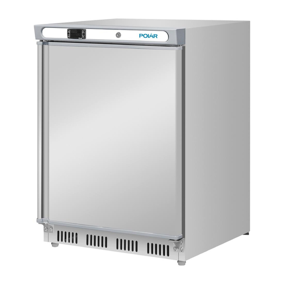 Polar C-Serie Unterbau-Kühlschrank Edelstahl 150Ltr 2 Polar C-Serie Unterbau-Kühlschrank Edelstahl 150Ltr