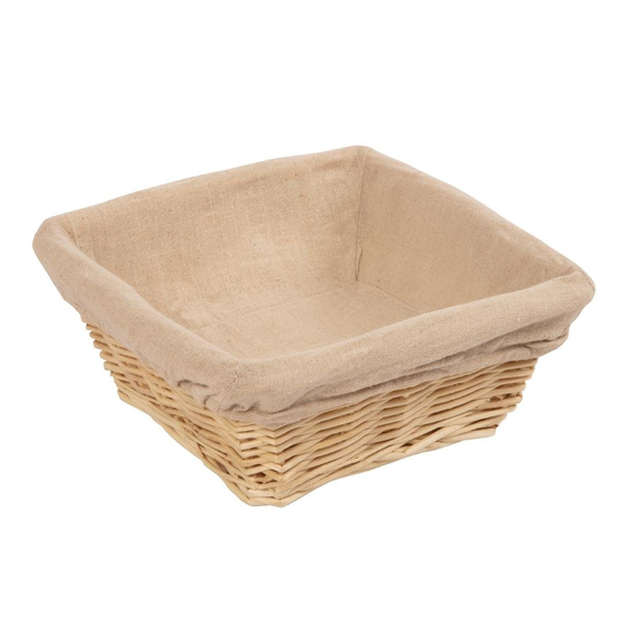 Olympia Brotkorb Weide mit Futter 23cm 1 Olympia Brotkorb Weide mit Futter 23cm