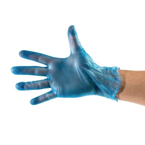 VORTEILSPACKUNG x5 Vinyl Einmalhandschuhe blau gepudert L mit GRATIS Halterung (500 Stück) VORTEILSPACKUNG x5 Vinyl Einmalhandschuhe blau gepudert L mit GRATIS Halterung (500 Stück)
