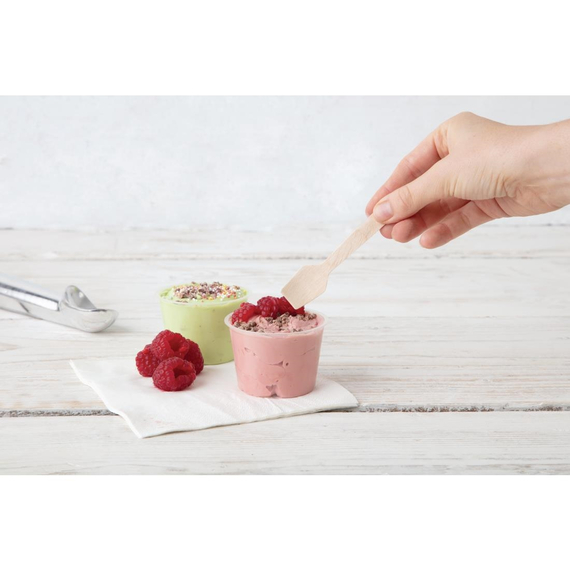 Fiesta Compostable Eislöffel aus Holz Biologisch abbaubar 9,6cm (100 Stück) 2 Fiesta Compostable Eislöffel aus Holz Biologisch abbaubar 9,6cm (100 Stück)
