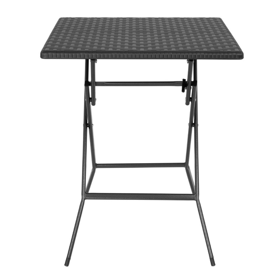Bolero Quadratischer Klapptisch Schwarz 620mm Bolero Quadratischer Klapptisch Schwarz 620mm