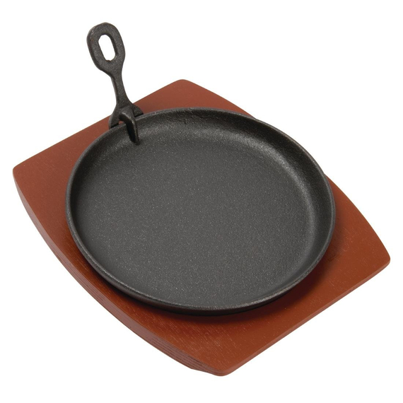 Olympia runde gusseiserne Servierpfanne 22cm Olympia runde gusseiserne Servierpfanne 22cm