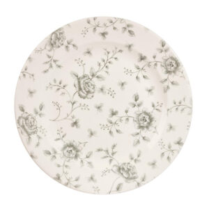 Churchill Vintage Prints Rose Chintz Profilplatten, Grau, 305 mm (6 Stück)